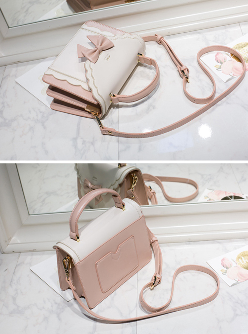 Cute Bowknot Elegant Organ Classic Lolita Small Square Bag