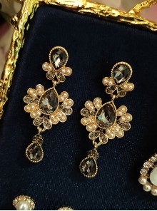 Baroque Palace Retro Pearl Tassel Gorgeous Exquisite Designs Classic Lolita Earrings