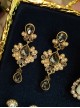 Baroque Palace Retro Pearl Tassel Gorgeous Exquisite Designs Classic Lolita Earrings