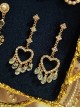 Baroque Palace Retro Pearl Tassel Gorgeous Exquisite Designs Classic Lolita Earrings