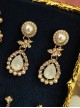 Baroque Palace Retro Pearl Tassel Gorgeous Exquisite Designs Classic Lolita Earrings