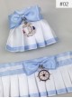 Bowknot School Style Navy Style Pleated Sweet Lolita Hand Sleeves