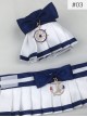 Bowknot School Style Navy Style Pleated Sweet Lolita Hand Sleeves