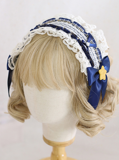 Multicolour Bowknot Desserts Cookies Lace Sweet Lolita Headband