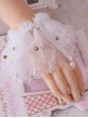 Simplicity Beading White Lace Classic Lolita Hand Sleeves