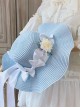 Romantic Elegant Long Ribbon Bowknot Straw Hat Classic Lolita Hat