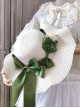 Romantic Elegant Long Ribbon Bowknot Straw Hat Classic Lolita Hat