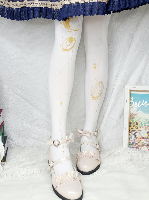 Walking Among The Stars Series Classic Lolita Spring Autumn Pantyhose