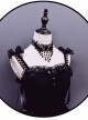 Tassel Pendant Black Lace Gothic Lolita Necklace
