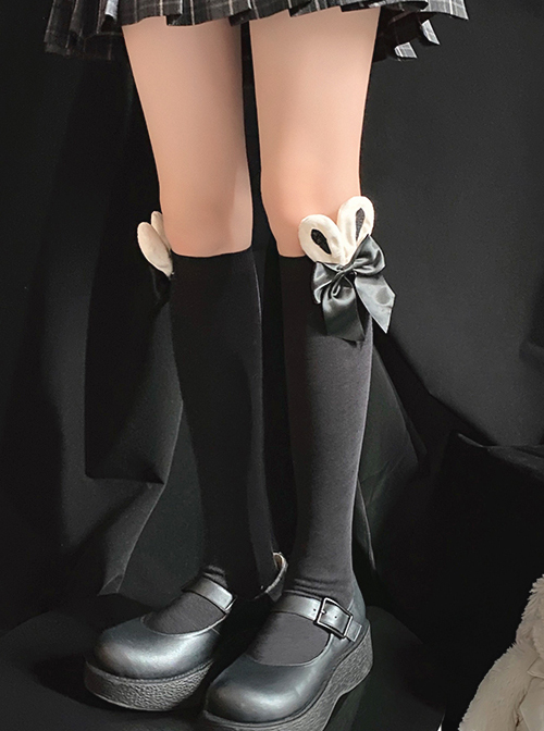 Rabbit Ears Bowknot Sweet Lolita Socks