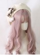 Plaid Bowknot Winter Multicolor Beret Sweet Lolita Hat