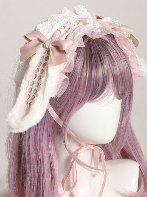 Multicolor Rabbit Ears Hairpin Alice Sweet Lolita Headband