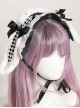 Multicolor Rabbit Ears Hairpin Alice Sweet Lolita Headband