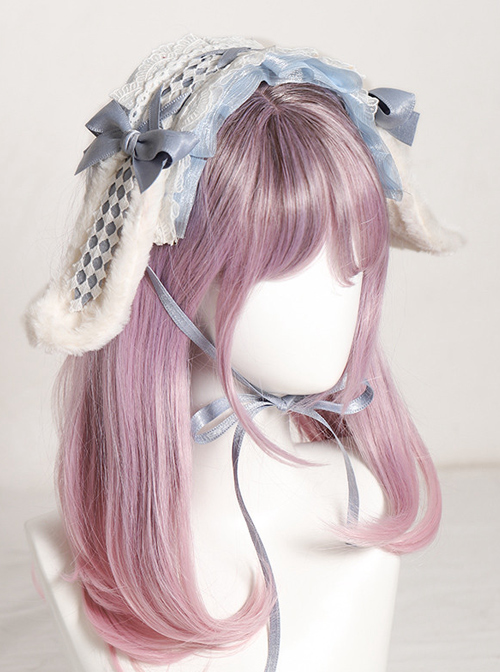 Multicolor Rabbit Ears Hairpin Alice Sweet Lolita Headband