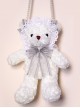Angel Plush White Bear Doll Sweet Lolita Bag