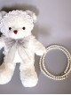 Angel Plush White Bear Doll Sweet Lolita Bag