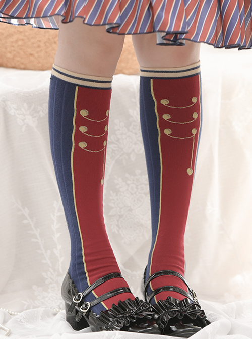 Nutcracker Series Two-color Sweet Lolita Socks
