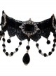 Black Lace Gorgeous Elegant Gothic Lolita Necklace