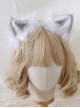 Cute Simulation Animal Ears Headband Plush Cat Ears Sweet Lolita Hair Hoop