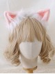 Cute Simulation Animal Ears Headband Plush Cat Ears Sweet Lolita Hair Hoop