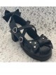 Black Bowknot The Mermaid Princess Sweet Lolita High Heel Shoes