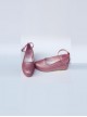 Glittering Sequins Pink Princess Shoes Lolita High Heel Shoes