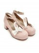 Rabbits Ears Bowknot Sweet Lolita High Heel Shoes