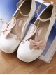 Rabbits Ears Bowknot Sweet Lolita High Heel Shoes