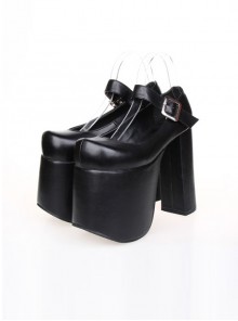 Gothic Queen Gothic Lolita Round-toe Super High Heel Shoes