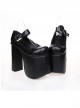 Gothic Queen Gothic Lolita Round-toe Super High Heel Shoes