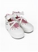 White Bowknot Round-toe Lolita High Heel Shoes