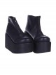 Thick Bottom Platform Punk Lolita Short Boots