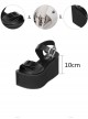 Black And White Sweet Lolita Platform Sandals