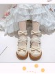 Cute Bowknot Round-toe Rabbit Ears Sweet Lolita Flat Shoes