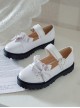 Bowknot Round-toe School Lolita Easy Matching Uniform Shoes