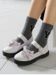 Bowknot Round-toe School Lolita Easy Matching Uniform Shoes