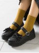 Bowknot Round-toe School Lolita Easy Matching Uniform Shoes