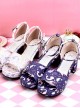 Dreamy Cute Fish Printing Round-toe Sweet Lolita Sandals