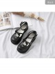 Round-toe Cute Cat Ears Bowknot Sweet Lolita Shoes