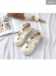 Round-toe Cute Cat Ears Bowknot Sweet Lolita Shoes