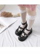 Round-toe Cute Cat Ears Bowknot Sweet Lolita Shoes