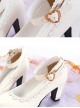 Pure White Or Black Round-Toe Elegant Classic Lolita Shoes