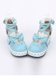 Round-toe Sweet Bowknot Lace Sweet Lolita Shoes