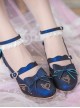 Musical Note Printing Bowknot Classic Lolita High Heel Shoes