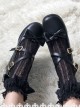Nocturne Series Round-toe Shallow-mouthed Elegant Classic Lolita Low Heel Shoes