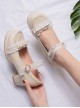 Princess Lace Edge Classic Lolita Thick Heel High Heels Shoes