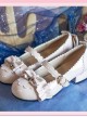 Bowknot Patent Leather Sweet Lolita Low Heel Shoes