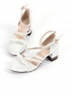 Lace Round-toe Thick Heel Elegant Classic Lolita High Heel Shoes