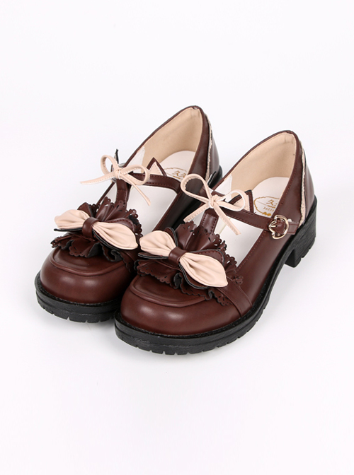 The Baby Cat Series Sweet Lolita Middle Heel Shoes