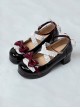 Retro Patent Leather Bowknot Sweet Lolita Shoes